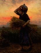 Jules Breton Dawn oil painting on canvas